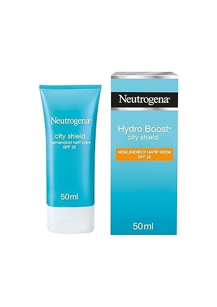 Neutrogena Hydro Boost City Shield Nemlendirici Hafif Yüz Kremi Spf 25 (50 Ml)