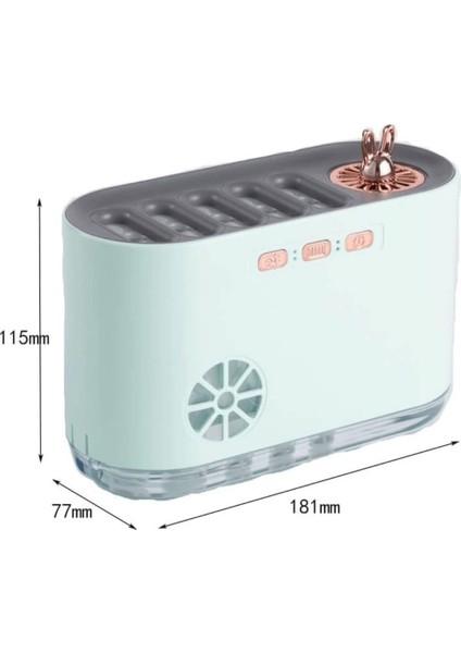 700ML Kapasiteli Aromaterapi Hava Nemlendirici 5 Püskürtme USB Aroma Difüzörü Müzik Ritim Lambası fiyatları