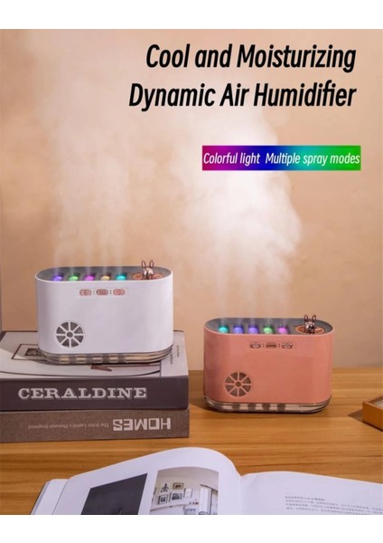 700ML Kapasiteli Aromaterapi Hava Nemlendirici 5 Püskürtme USB Aroma Difüzörü Müzik Ritim Lambası indirimleri