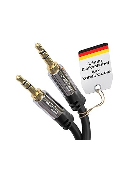 – Aux Kablosu, 3,5mm Jak Kablosu – 5m – Kırılmaya Metal Fişler – 0,3-10m Aras