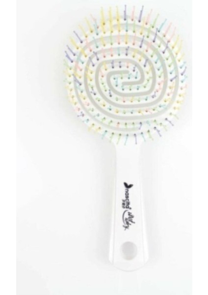 Üç Boyutlu Pro Saç Fırçası - 5 Beyaz NASFPRO00005WH