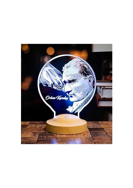 Sevgilambası 100. Yıl Atatürk Görselli Hediye, Atatürk Ofis Hediyesi, Atatürk Fotoğraflı Kişiye Öze