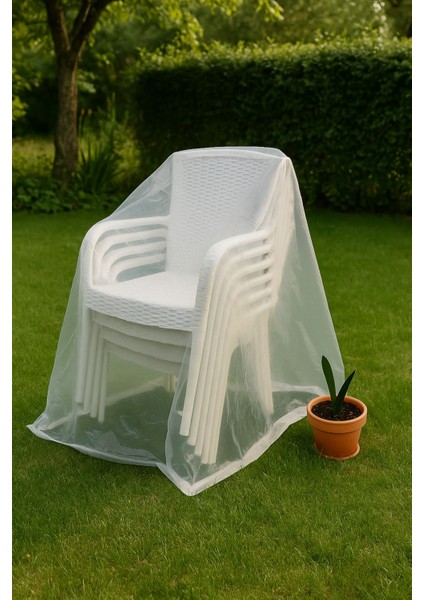 Ultra Kalın Naylon Bahçe Sandalyesi Koruma Örtüsü Sandalye Kılıfı Su Geçirmez Sandalye Naylonu
