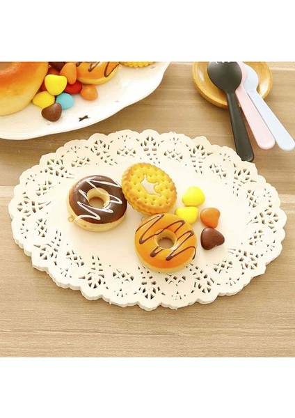 Oval Kağıt Dantel Tabak Altlığı 50 Adet 26X36 cm