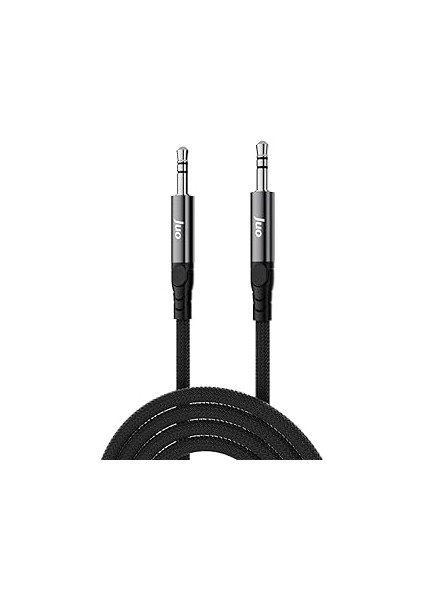 Juo Stereo 3.5mm Trs Jack Örgülü Aux Ses Kablosu 1 Metre