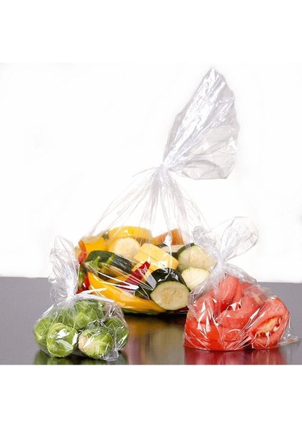 50 Adet 20X30 Ultra Kalın Orta Boy Buzdolabı Poşeti