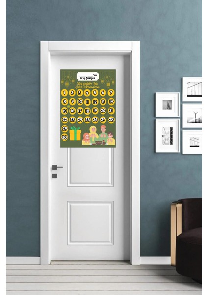 Ramazan Ayı Çocuk Oruç Takvimi Oruç Aktivie Çizelgesi Yıldız Etiketiyle Birlikte indirimleri