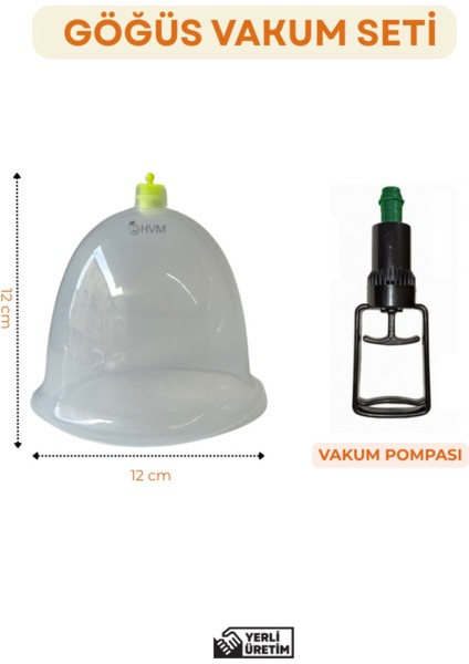 Göğüs ve Kalça Şekillendirme Seti, Masaj ve Vakum Uygulama Paketi