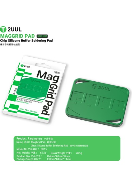 2uul BH15 Maggrid Pad Chip Silikon Tampon Lehimleme Pedi fiyatları