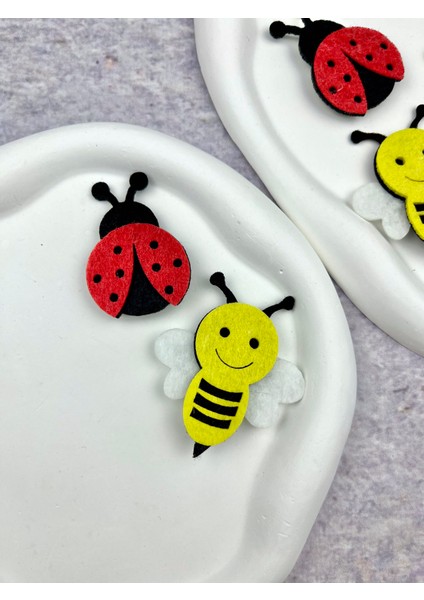 Uğur Böceği ve Arılı Saçsız Bebek Tokası 2'li fiyatları