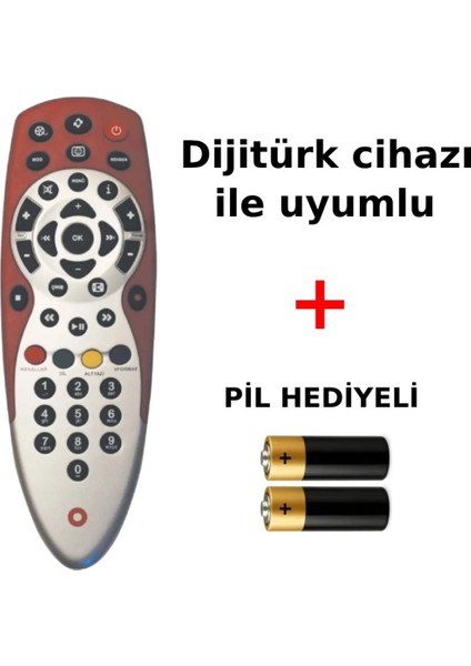 Dijitürk Hd Cihaz Uyumlu Kumanda