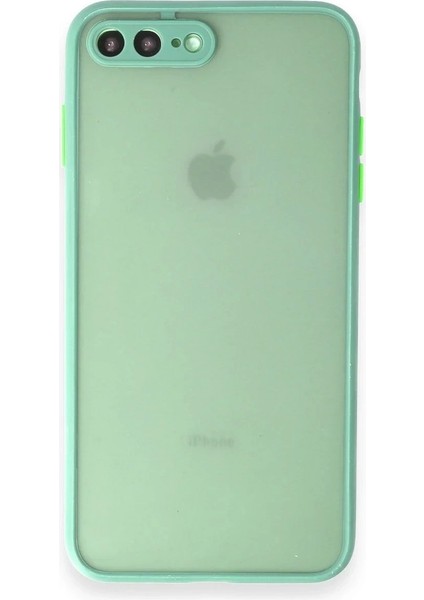 Newface iPhone 7 Plus Kılıf Montreal Silikon Kapak - Turkuaz
