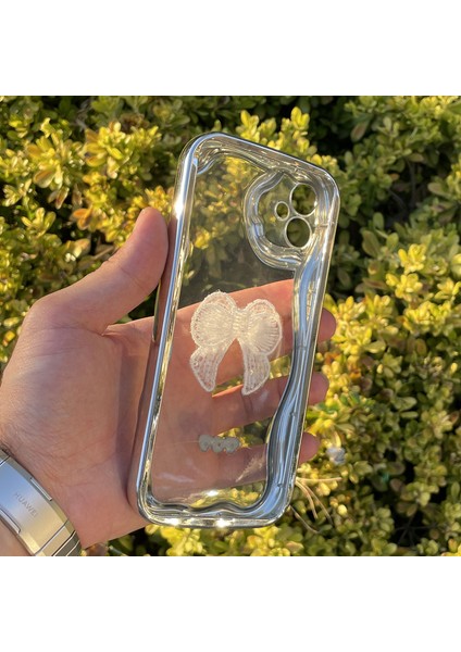 Samsung Galaxy A05 Kılıf Gümüş Taşlı Darbe Önleyici Silikon Kapak fiyatları