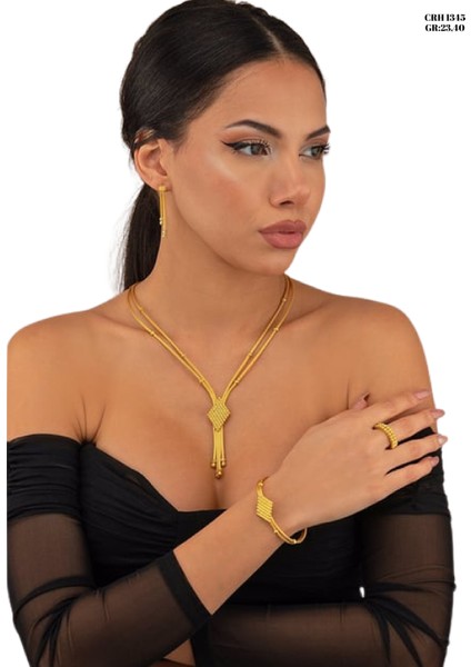 14 Ayar Altın Set 23.40 Gram Yatırımlık Hediyelik Günlük Düğün Için Set 17