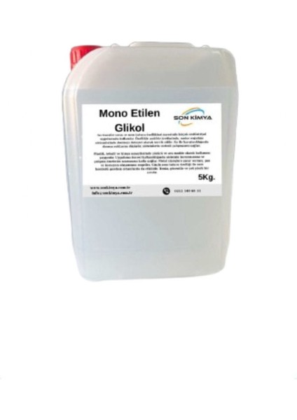 Mono Etiken Glikol Meg 5 kg