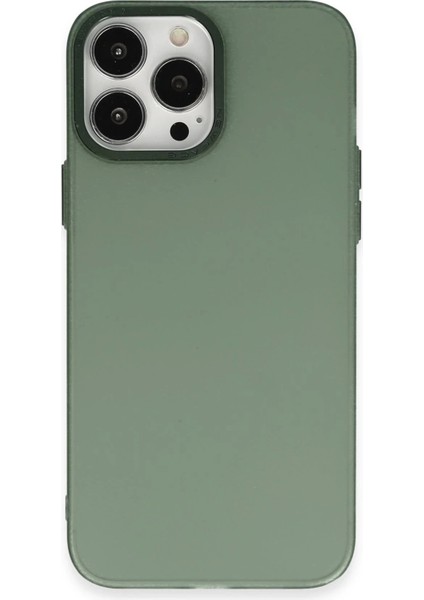 Newface iPhone 13 Pro Max Kılıf Modos Metal Kapak - Koyu Yeşil