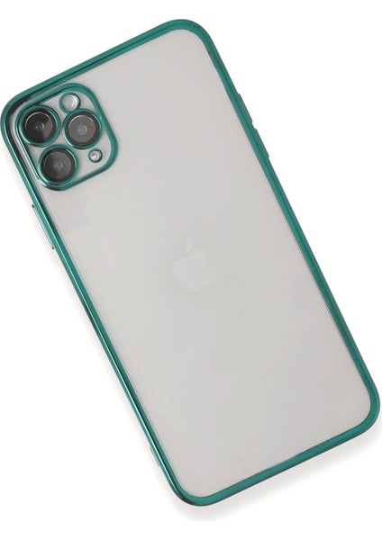 Newface iPhone 11 Pro Max Kılıf Razer Lensli Silikon - Yeşil fiyatları