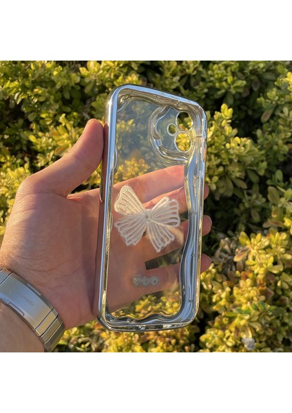 Samsung Galaxy A05 Kılıf Gümüş Taşlı Darbe Önleyici Silikon Kapak fiyatları