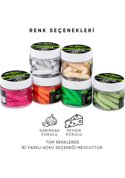 Silikon Yüzen Alabalık Yemi - Floating - 37MM - Peynir Kokulu - Küf Yeşili - Uv Silikon - Trout Bait fırsatları