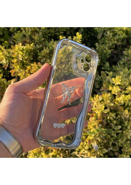 Samsung Galaxy A05 Kılıf Gümüş Taşlı Darbe Önleyici Silikon Kapak fiyatları