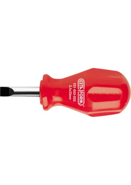 Düz Uçlu Tornavida 4.0 x 25 Mm, Dayanıklı ve Pratik El Aleti