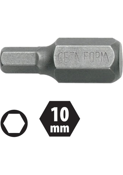 H10 Allen Bits Uç Kısa Tip 10 x 30 Mm, Dayanıklı ve Kullanışlı Araç Aksesuarı