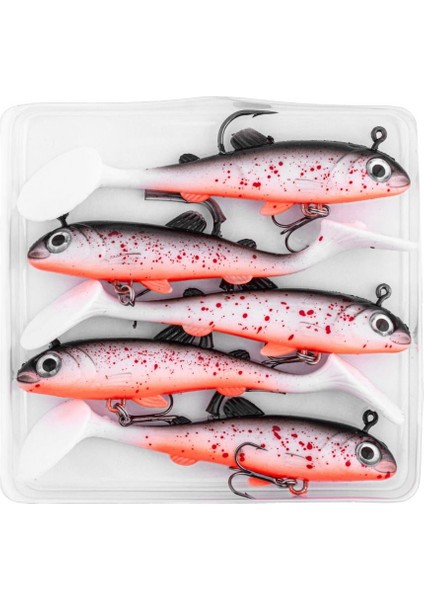 Silikon Sahte Balık - 15G 100MM - Üçlü Iğneli - Fishack - Uv Boyalı - Ember indirimleri