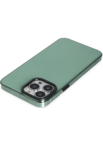 Newface iPhone 13 Pro Max Kılıf Anka Pc Sert Metal Kapak - Yeşil fırsatları
