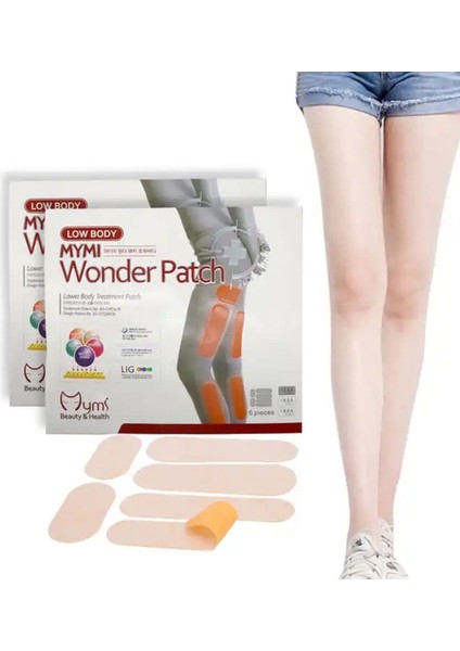 5 Paket, 30 Adet Alt Vücut ve Bacak Bakım Isı Bantları