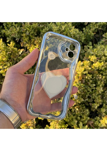 Samsung Galaxy A05 Kılıf Gümüş Taşlı Darbe Önleyici Silikon Kapak fiyatları