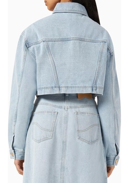 Amesbury Kısa Denim Ceket, Açık Mavi fiyatları