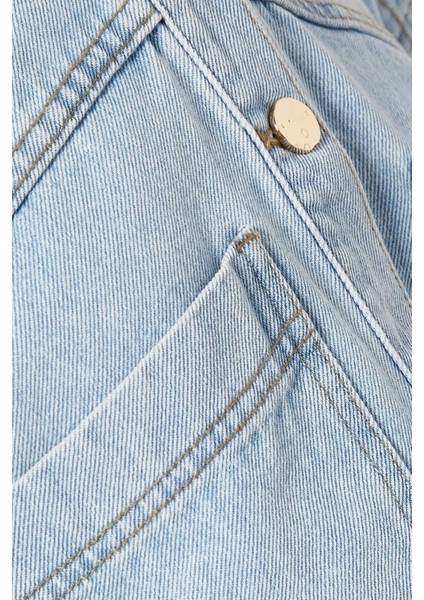 Amesbury Kısa Denim Ceket, Açık Mavi fırsatları