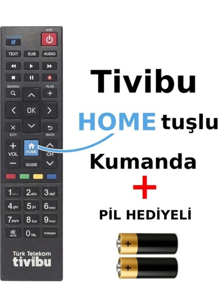 Tivibu Home Tuşlu Kumanda