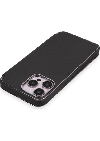 Newface iPhone 13 Pro Max Kılıf Dolpin Kapaklı - Siyah indirimleri