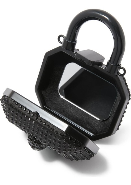 Micro Top Handle Clutch Bag 15X10 cm Zincirli Mini Portföy ve Wristlet Çanta