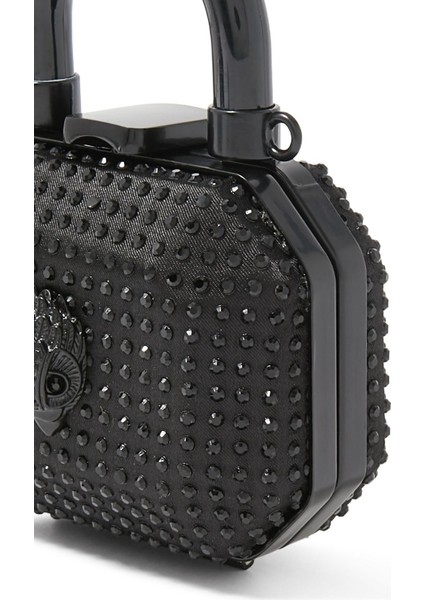 Micro Top Handle Clutch Bag 15X10 cm Zincirli Mini Portföy ve Wristlet Çanta