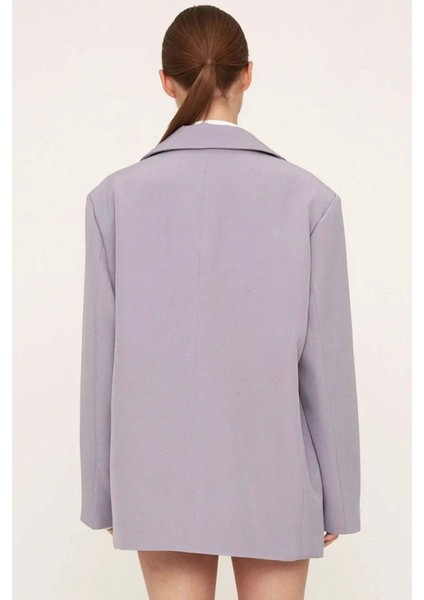 Bronte Oversized Blazer - Lilac Renk, Modern ve Konforlu Şıklık modelleri