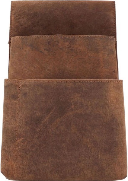 10 cm Deri Kemer Çantası, Garson Cüzdanı Için Uygun, Kalem Halkalı, 1l Hacim