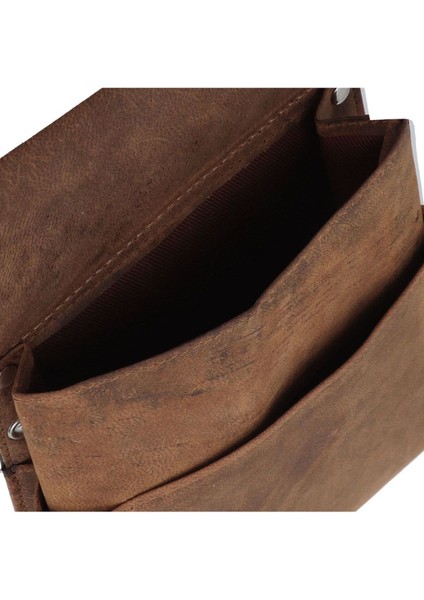 10 cm Deri Kemer Çantası, Garson Cüzdanı Için Uygun, Kalem Halkalı, 1l Hacim modelleri