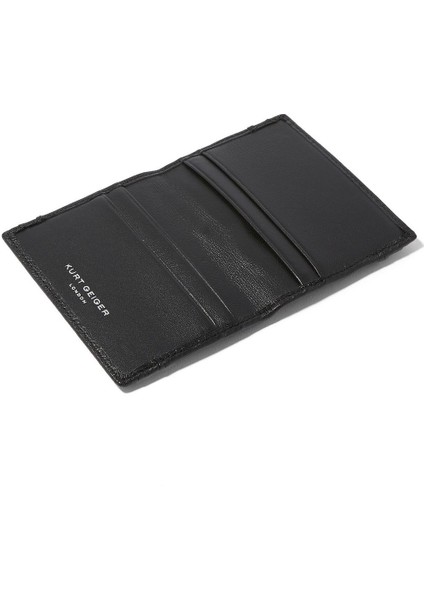 Kensington Card Holder, Patent Deri ve Kartal Motifli Kartlık