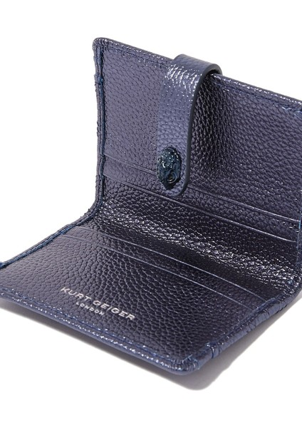Kensington Card Holder, Patent Deri ve Kartal Motifli Kartlık