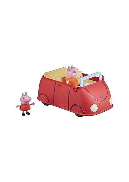 Peppa Pig Peppa'nın Maceraları Peppa'nın Ailesinin Kırmızı Arabası Okul Öncesi Oyuncağı, Konuşma ve