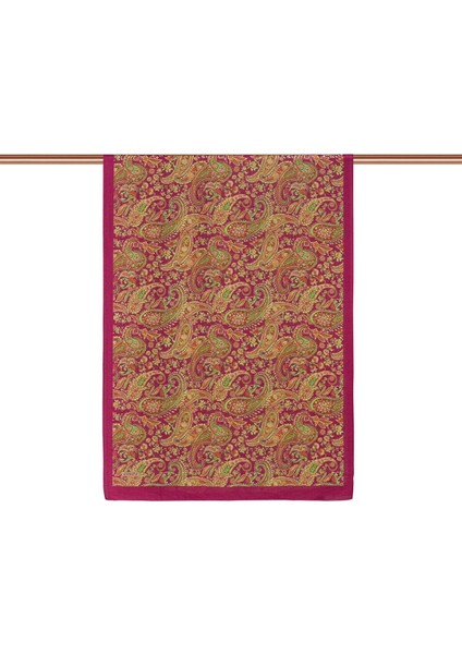 Ipekevi Mezopotamya Desenli Tensel Şal 02889 Fuşya fiyatları