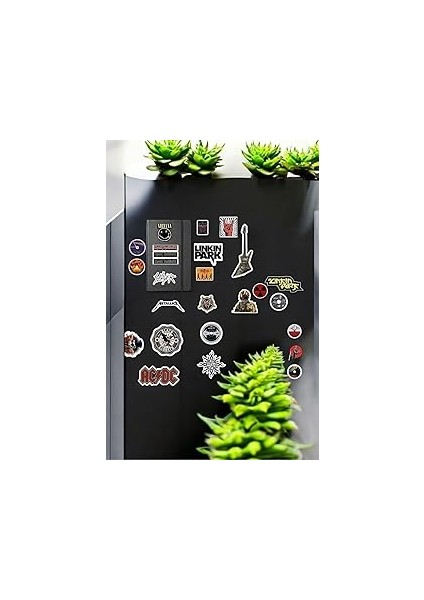 Ms Major Selection Rock Metal V1 Sticker Paketi/bullet Journal Defter Çıkartma Ajanda Laptop Etiket