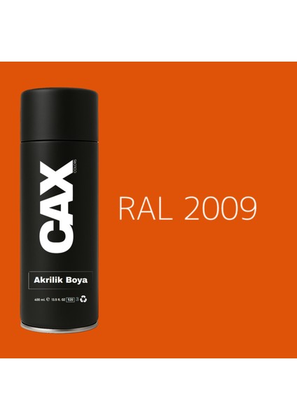Extra Pigmentli Özel Yapım Akrilik Sprey Boya 400 ml (Turuncu Tonları)(Araba-Metal-Ahşah-Plastik)