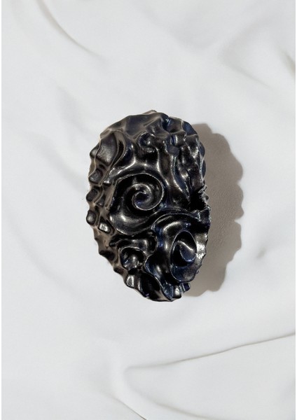 Obsidyen Görünüm Lanetli Taş Etkisi Spiral Maske modelleri