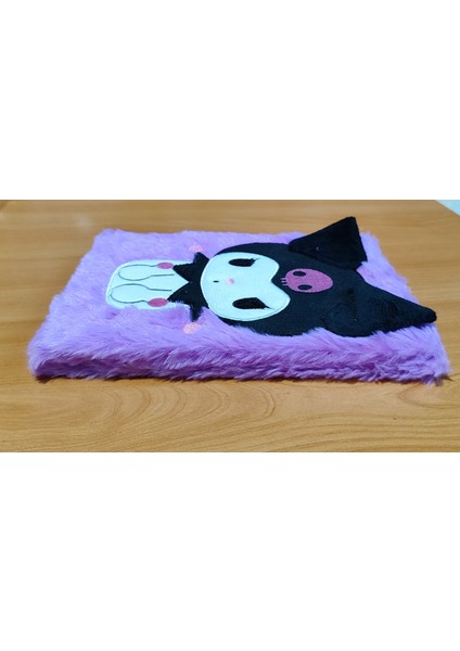 A5 Boyutunda Kuromi Figürlü Peluş Çizgili Çok Amaçlı Defter AD59350 modelleri