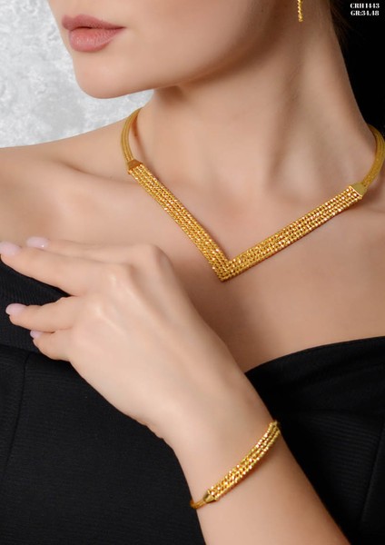 14 Ayar Altın Set 34,48 Gram Yatırımlık Hediyelik Günlük Düğün Için Set 103