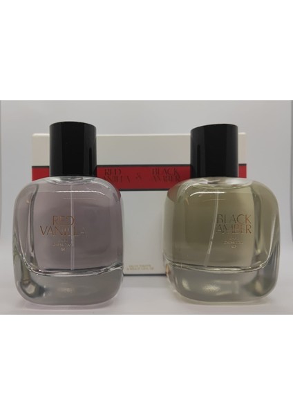 Red Vanılla Edt 90 ml + Zara Black Amber Edt 90 ml (3,0 Fl. Oz). Kadın Parfüm Seti 2X90 ml (Indirim Şehri) fiyatları