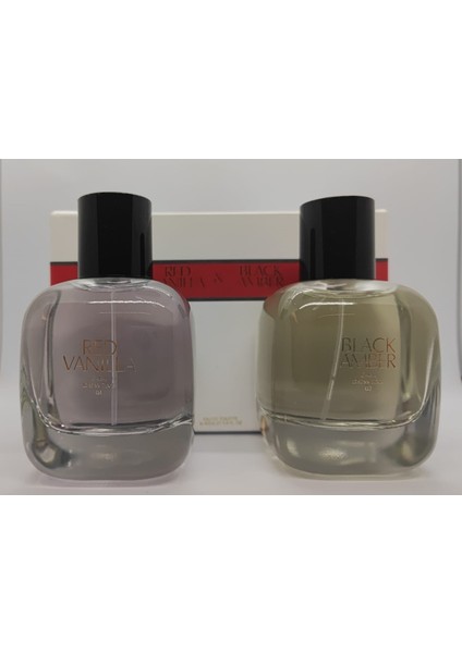 Red Vanılla Edt 90 ml + Zara Black Amber Edt 90 ml (3,0 Fl. Oz). Kadın Parfüm Seti 2X90 ml (Indirim Şehri) fırsatları